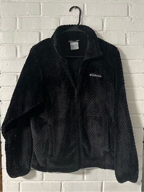Columbia Black Plush Interchange Full-Zip Jacket
